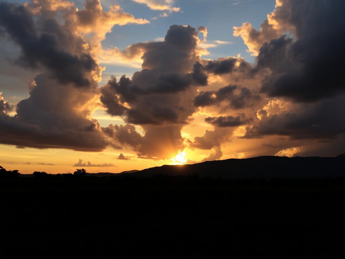 Amanhecer no campo